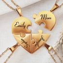 Colar Minhas Metades Personalizável - Aço Inoxidável - Gravação a Laser - Até 50% Off - Oferta Especial!