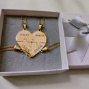 Colar Minhas Metades Personalizável - Aço Inoxidável - Gravação a Laser - Até 50% Off - Oferta Especial!