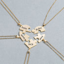 Colar Minhas Metades Personalizável - Aço Inoxidável - Gravação a Laser - Até 50% Off - Oferta Especial!