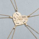 Colar Minhas Metades Personalizável - Aço Inoxidável - Gravação a Laser - Até 50% Off - Oferta Especial!