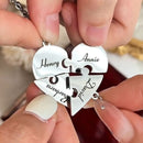 Colar Minhas Metades Personalizável - Aço Inoxidável - Gravação a Laser - Até 50% Off - Oferta Especial!
