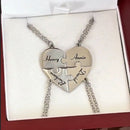 Colar Minhas Metades Personalizável - Aço Inoxidável - Gravação a Laser - Até 50% Off - Oferta Especial!