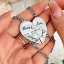 Colar Minhas Metades Personalizável - Aço Inoxidável - Gravação a Laser - Até 50% Off - Oferta Especial!
