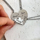 Colar Minhas Metades Personalizável - Aço Inoxidável - Gravação a Laser - Até 50% Off - Oferta Especial!