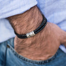 Pulseira Couro Personalizável | Gravação a Laser - Oferta Especial 50% OFF + Frete Grátis Somente Hoje!