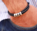 Pulseira Couro Personalizável | Gravação a Laser - Oferta Especial 50% OFF + Frete Grátis Somente Hoje!